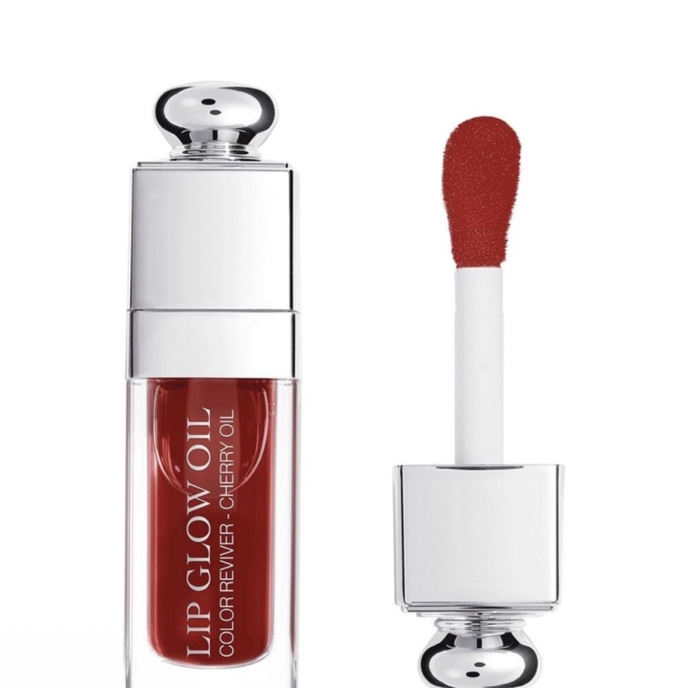 Dior Red Lip glow, Cherry oil Gloss Balm.